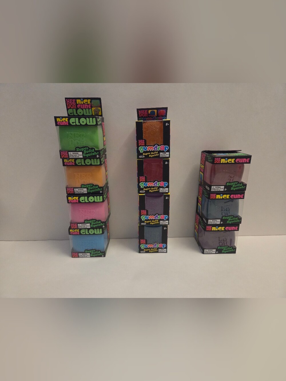 Needoh Nice Cube / Nice Cube Glow / Gumdrop